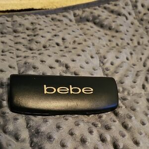 Bebe Black Eyewear Hard Case with Hinge